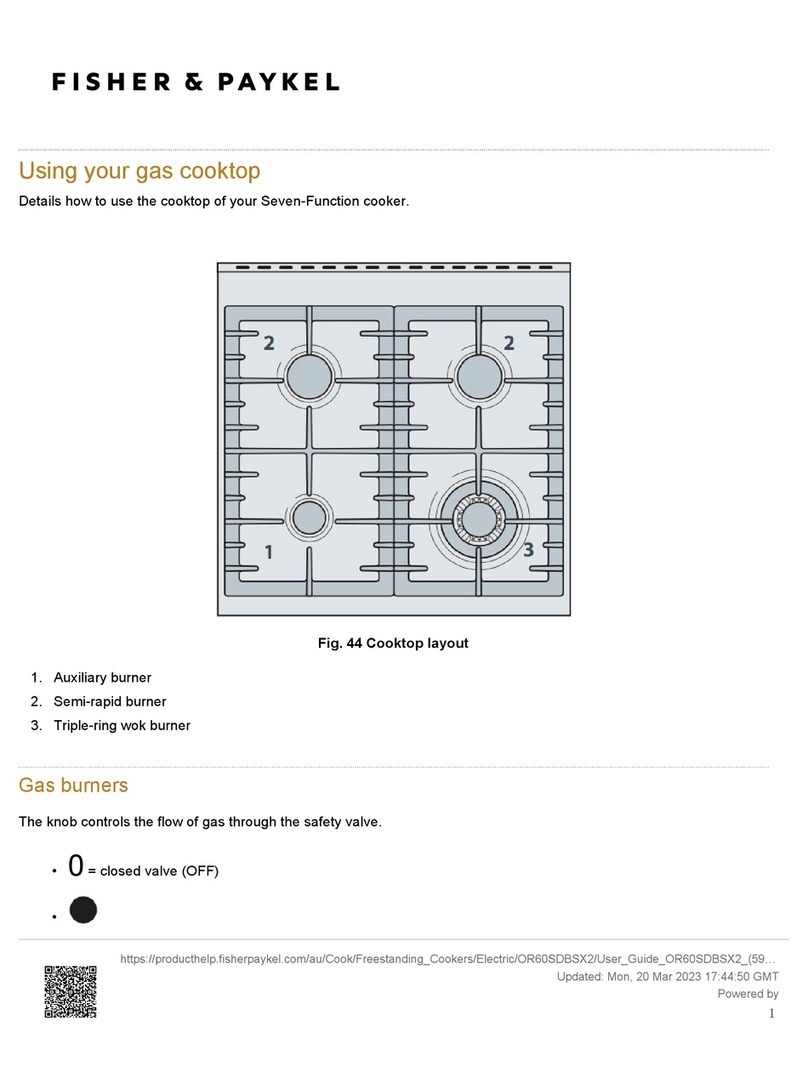 Fisher & Paykel OR60SDBSX2 Guide