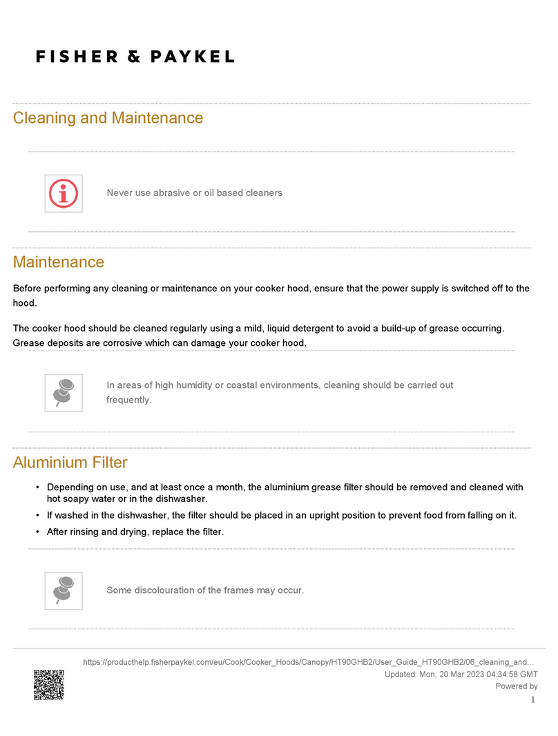 Fisher & Paykel HT90GHB2 Configuration guide Fisher & Paykel HT90GHB2 Configuration guide