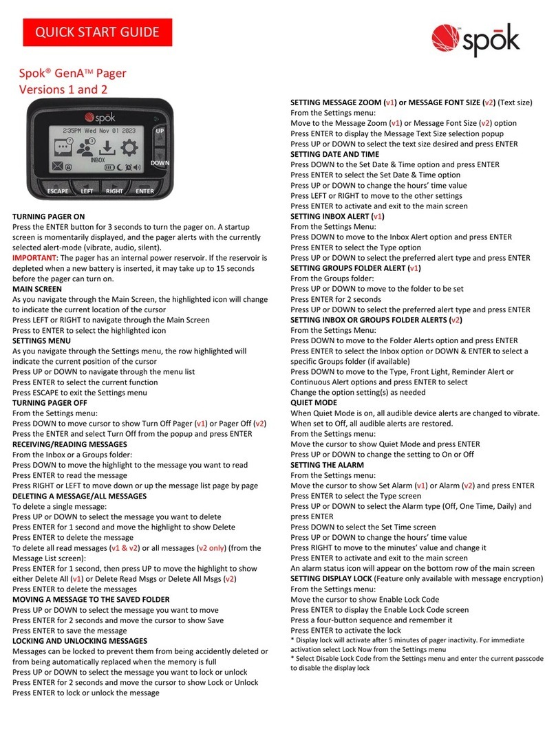 spok GenA 1 quick start guide
