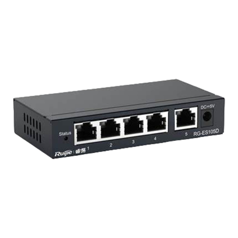 Ruijie Reyee RG-ES105D Series Installation and operating manual