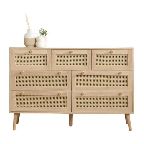 Birlea Croxley 5 Drawer Rattan Chest Assembly instructions Birlea Croxley 5 Drawer Rattan Chest Assembly instructions