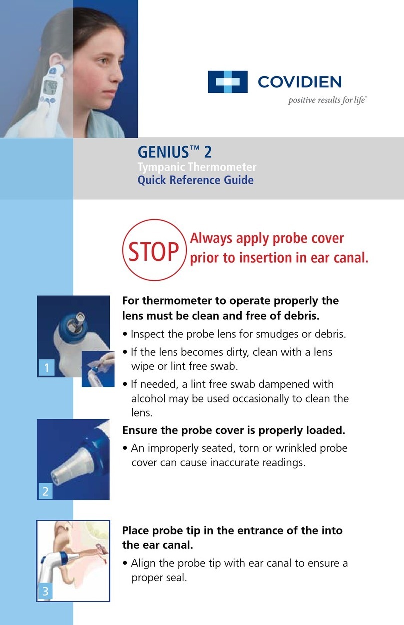 Covidien Genius 2 Quick reference guide