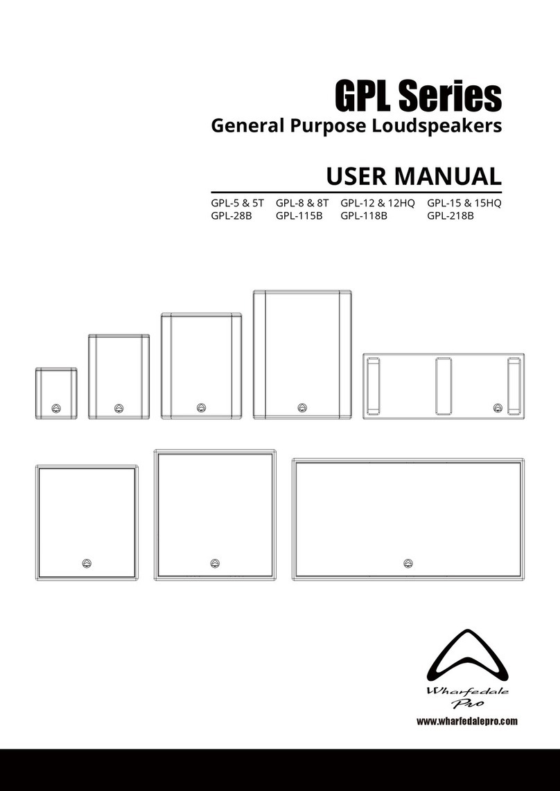 Wharfedale Pro GPL Series user manual