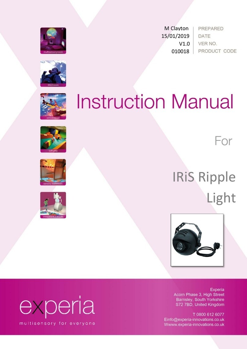 Experia IRiS Ripple Light instruction manual