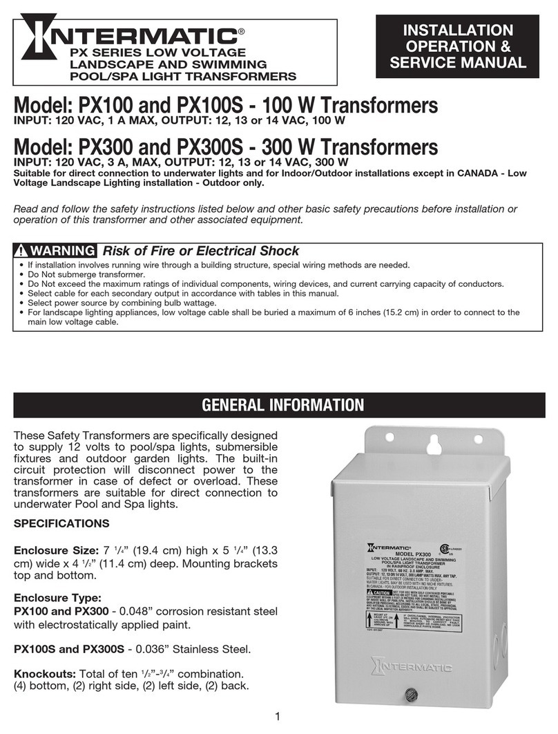 Intermatic PX Series Manual