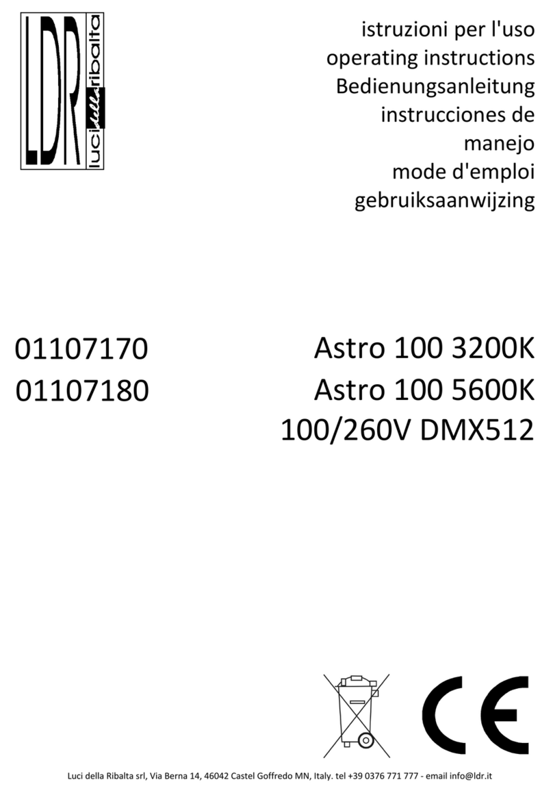LDR Astro 100 3200K User manual
