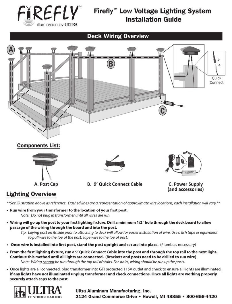 Ultra Firefly Low Voltage Lighting System installation guide
