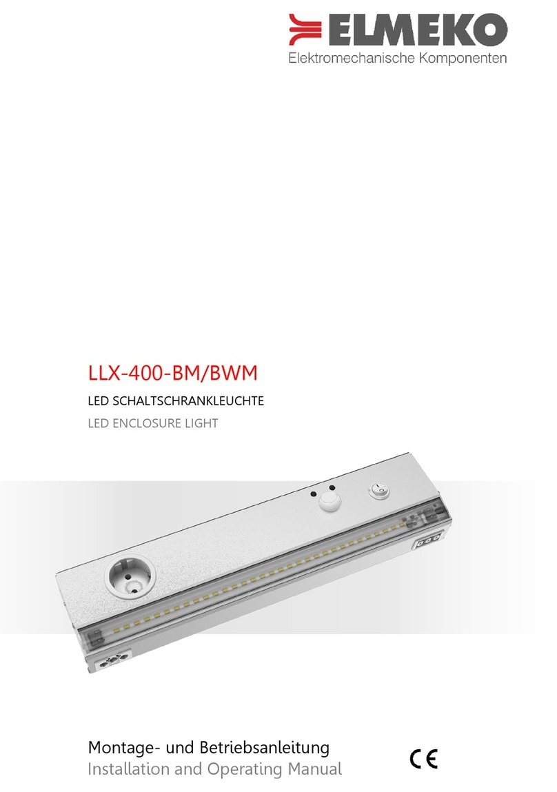 ELMEKO LLX-400-BM Installation and operating manual