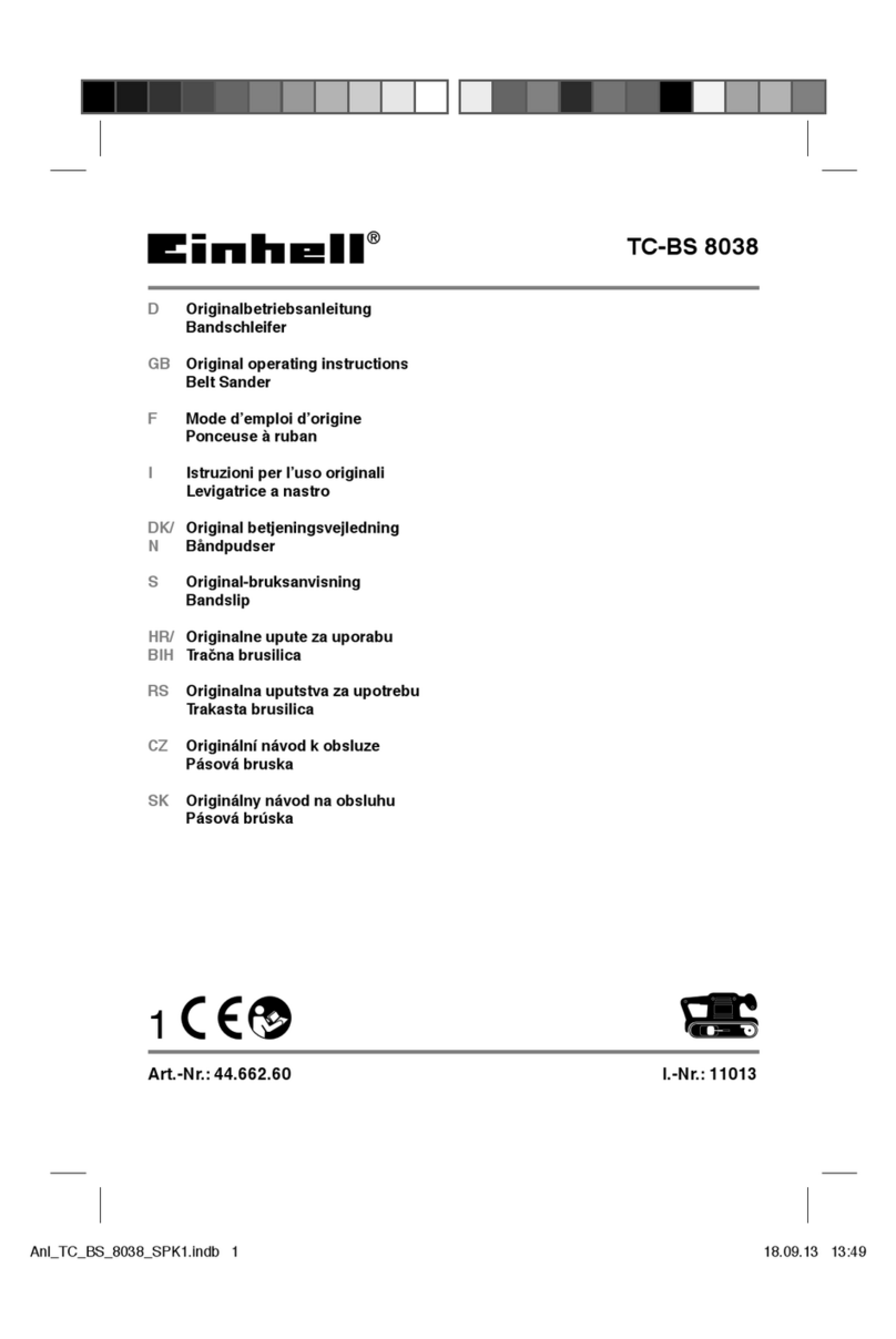 EINHELL TC-BS 8038 User manual