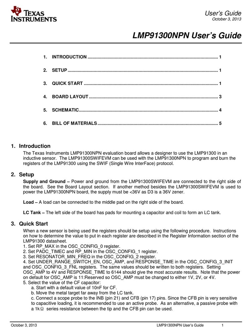 Texas Instruments LMP91300NPN User manual