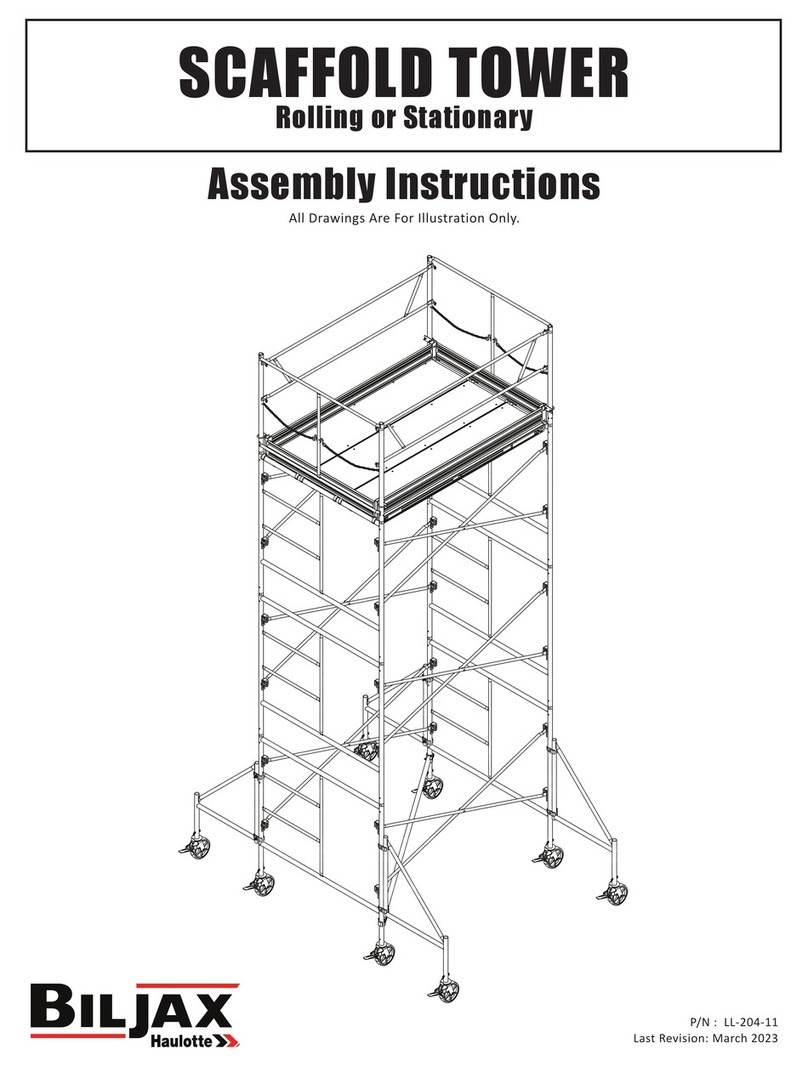Haulotte BilJax Rolling Tower User manual