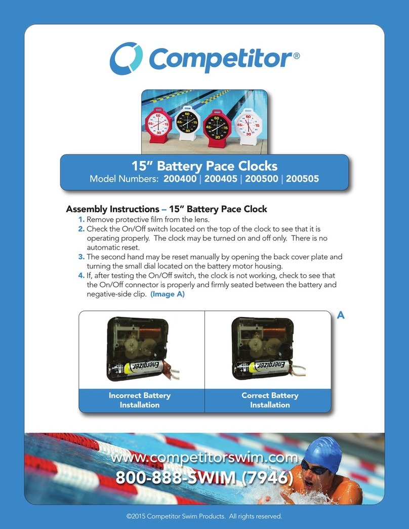 COMPETITOR 200400 manual