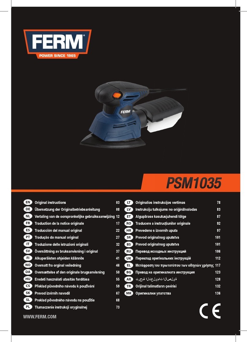 Ferm PSM1035 User manual