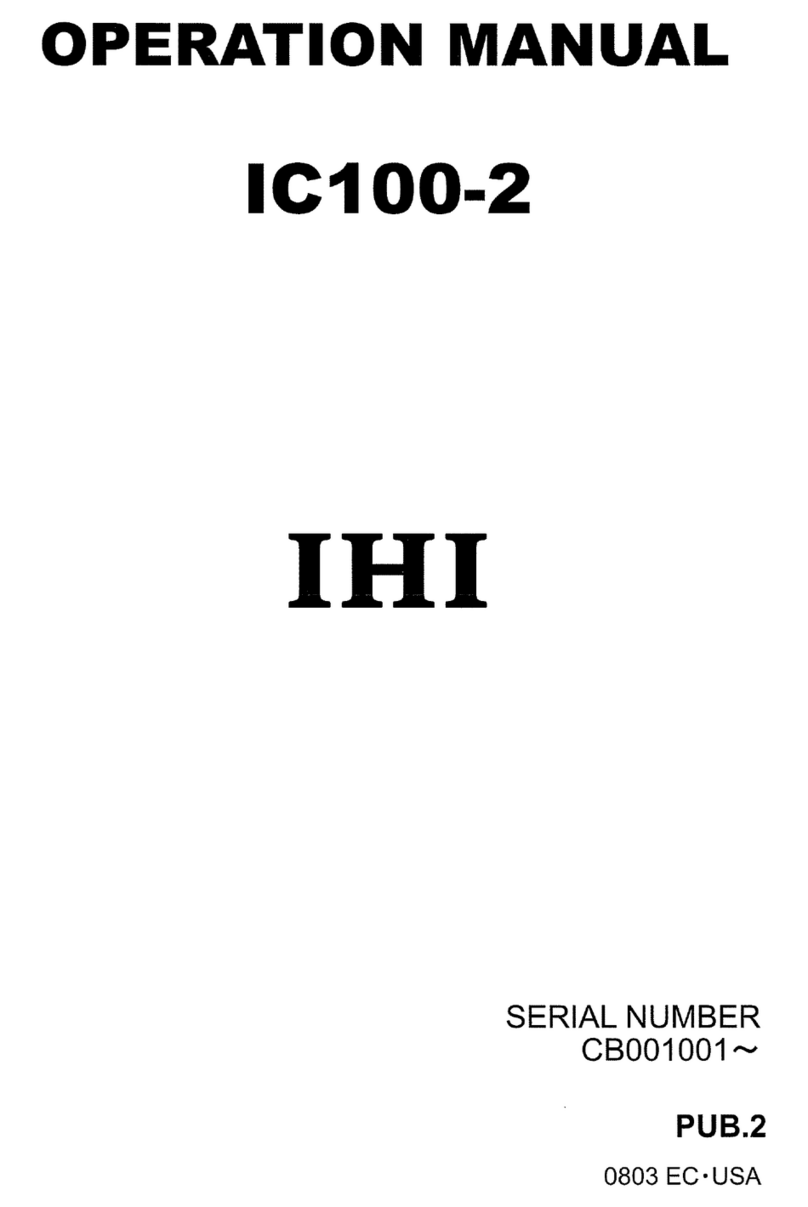 IHI IC100-2 Operation manual
