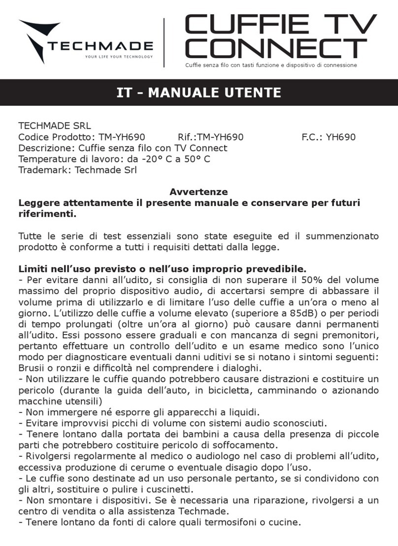 Techmade CUFFIE TM-YH690 user manual