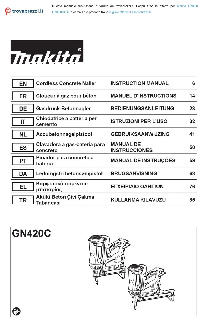 Makita GN420 User manual Makita GN420 User manual