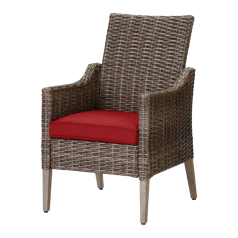 HAMPTON BAY ROCK CLIFF STEEL WICKER FRS81146-2PK Use and care guide HAMPTON BAY ROCK CLIFF STEEL WICKER FRS81146-2PK Use and care guide