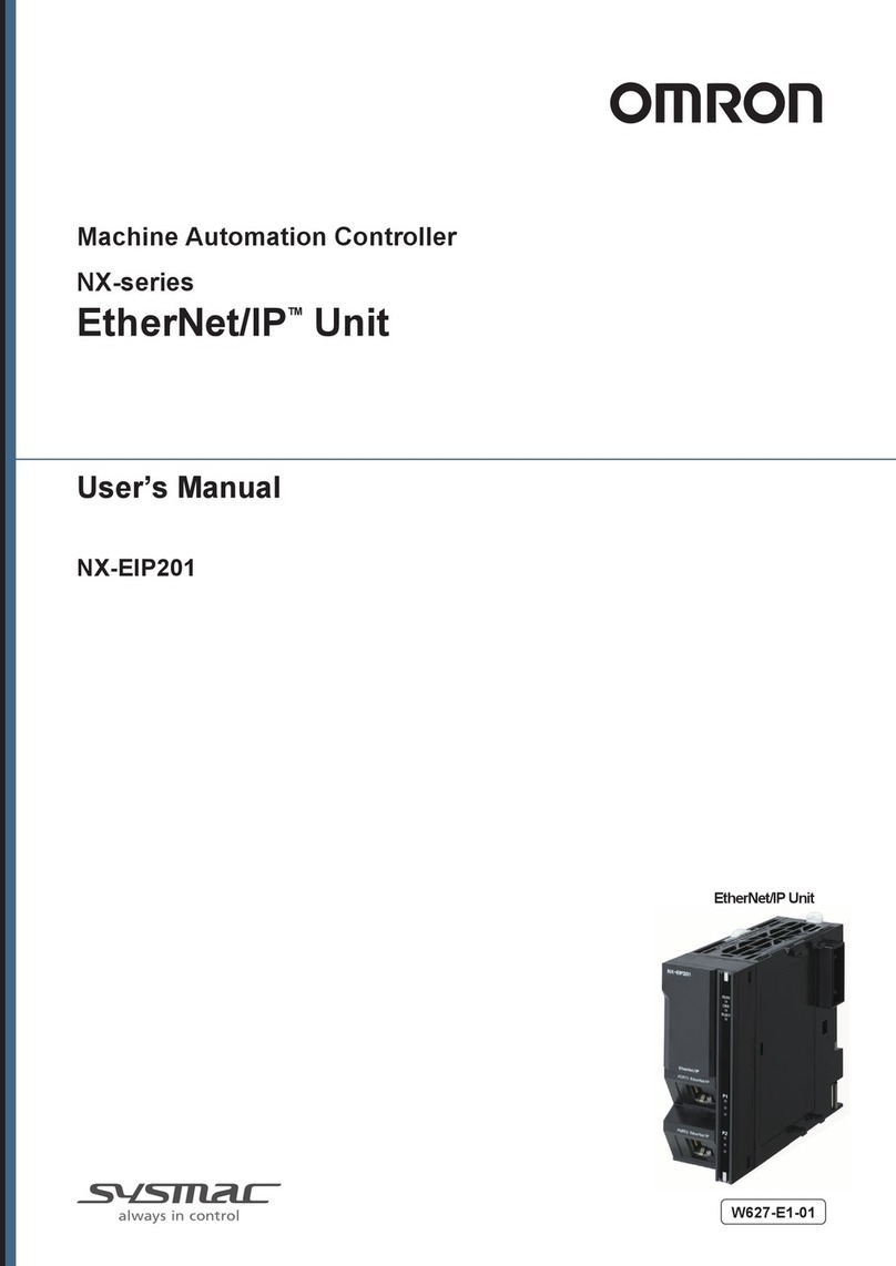 Omron NX Series user manual
