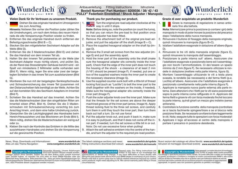 Wunderlich 8200036 User manual