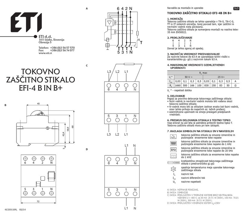 ETI EFI-4B Instructions for mounting