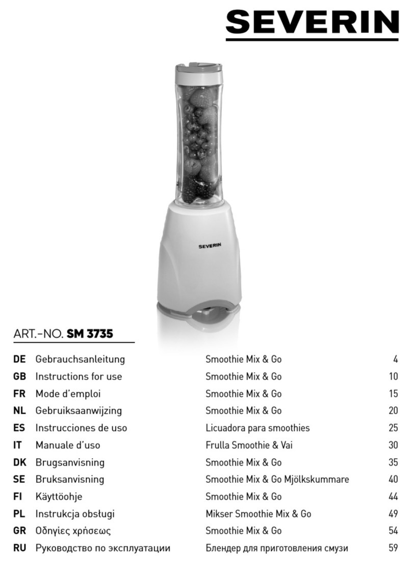 SEVERIN SM 3735 User manual