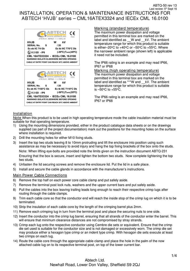 Abtech HVJB Series Guide