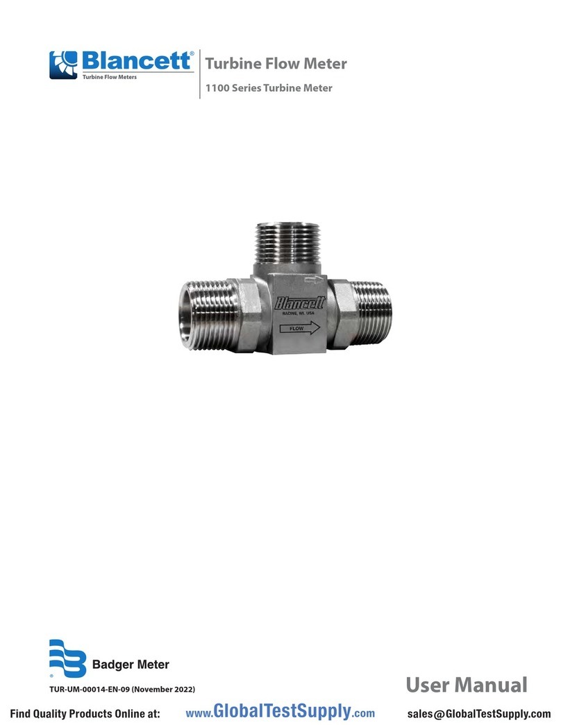 Badger Meter Blancett 1100 Series user manual