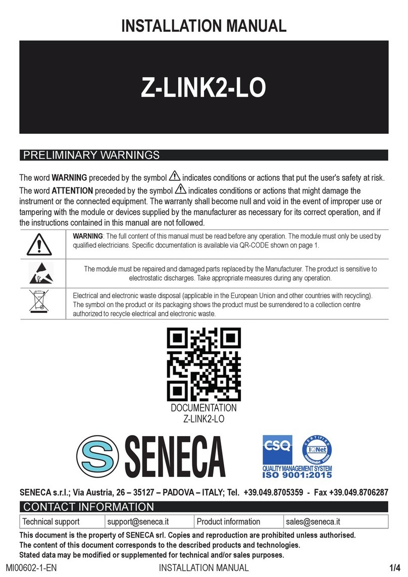 Seneca Z-LINK2-LO installation manual