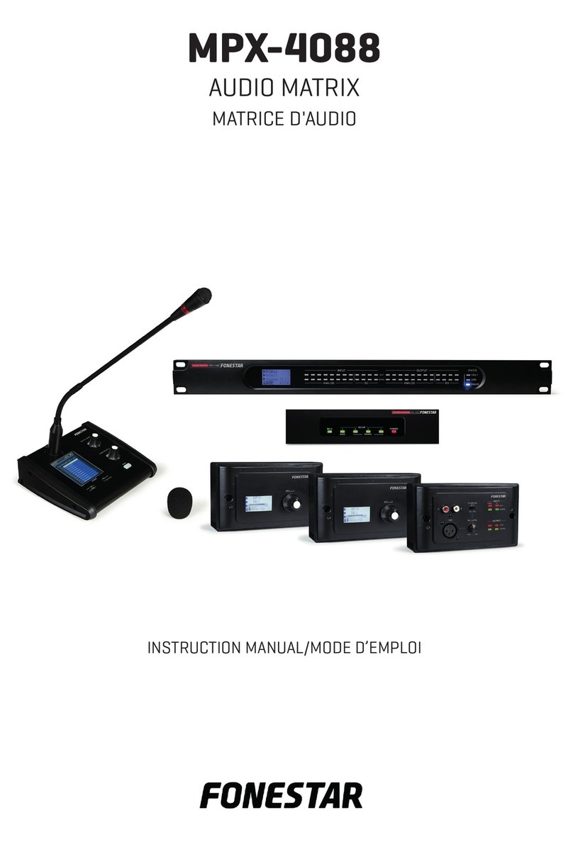 FONESTAR MPX-4088 instruction manual