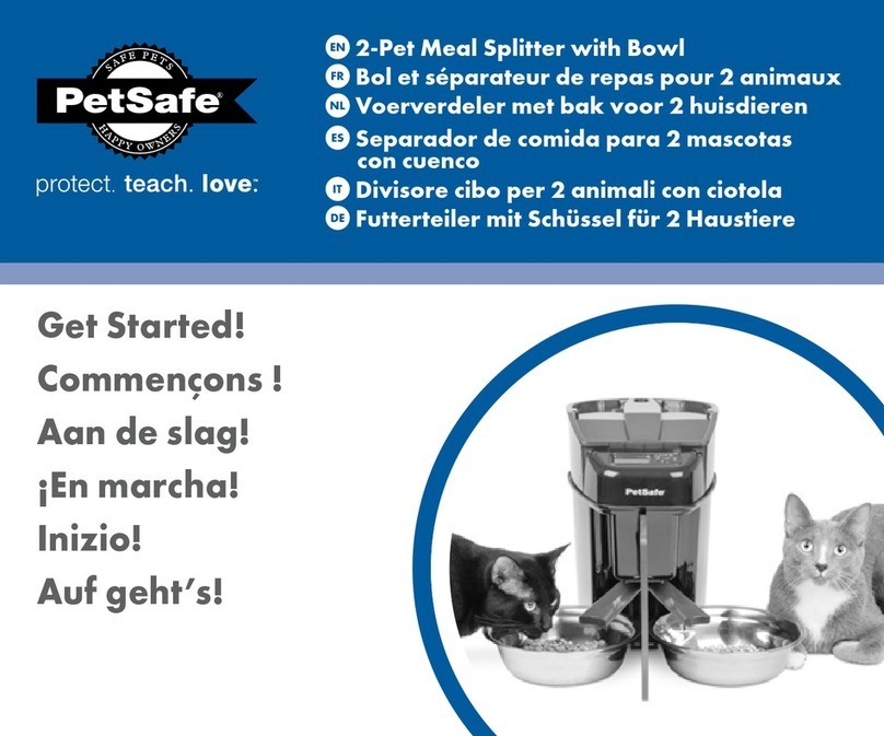 Petsafe 2-Pet Meal Splitter with Bowl manual Petsafe 2-Pet Meal Splitter with Bowl manual