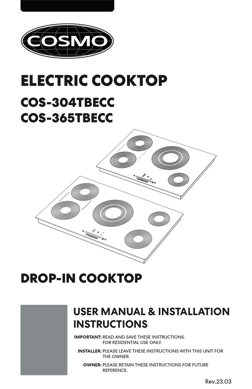 Cosmo COS-304TBECC User manual