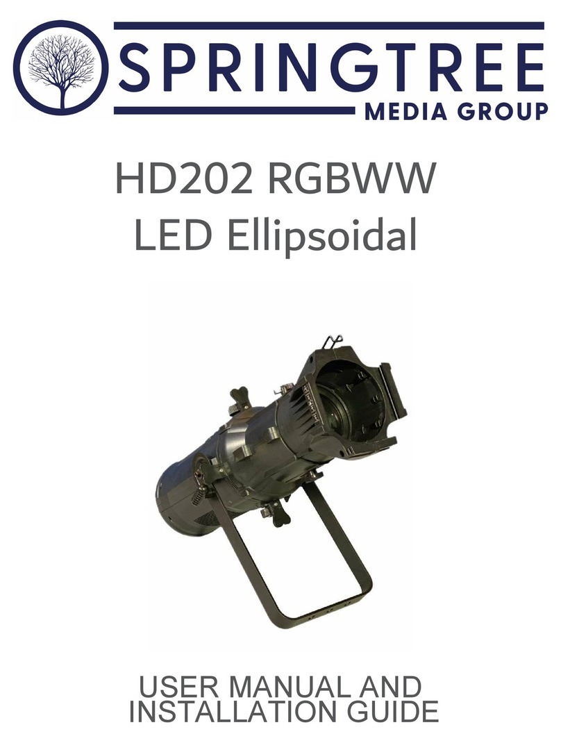 Springtree HD202 RGBWW User manual