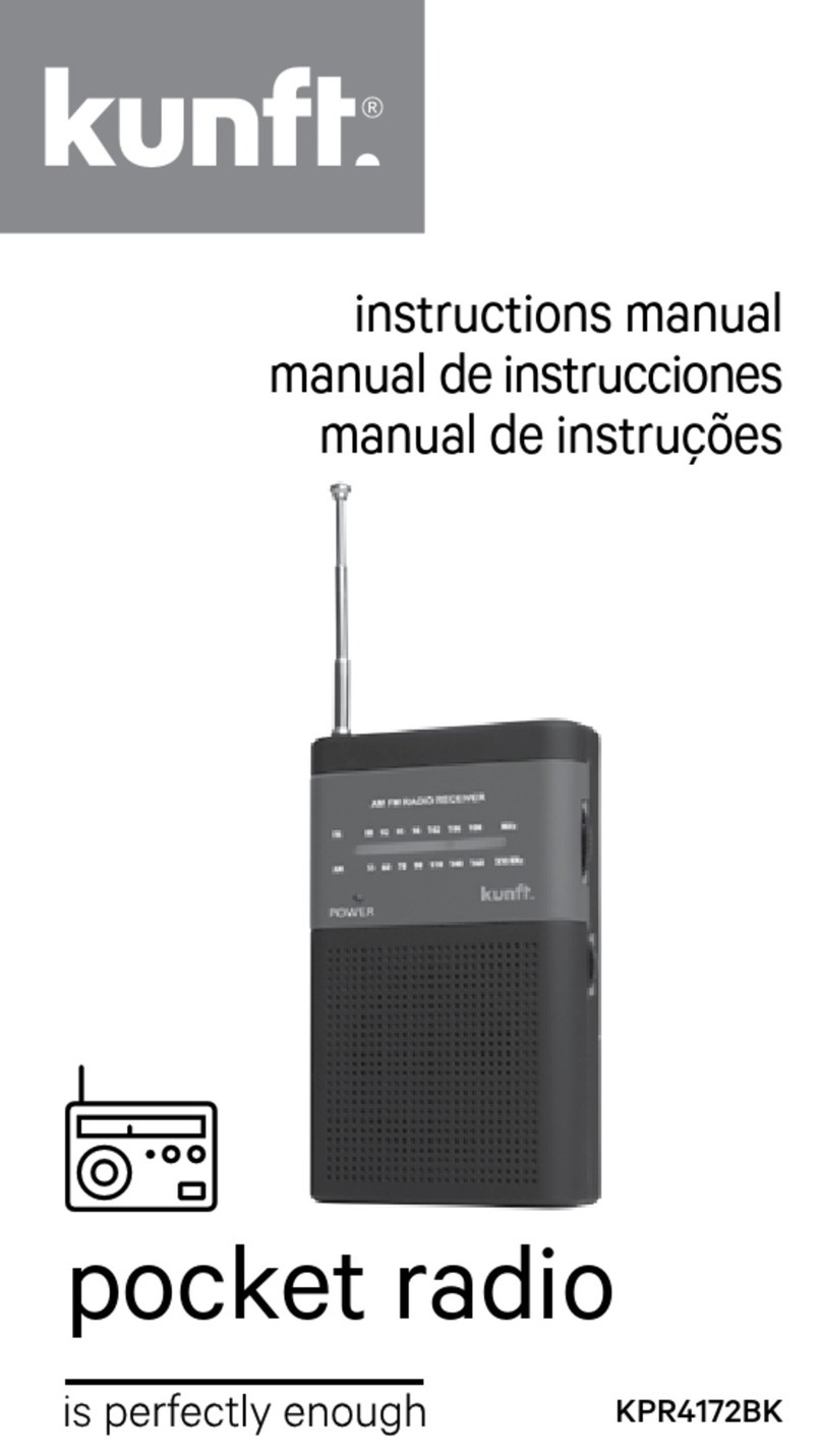 Kunft KPR4172BK User manual