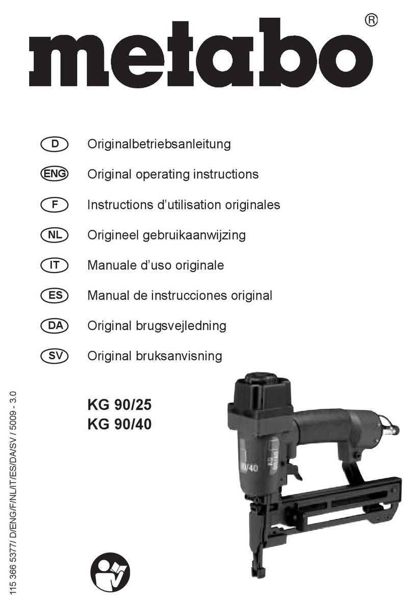 Metabo KG 90/15 Original operating instructions
