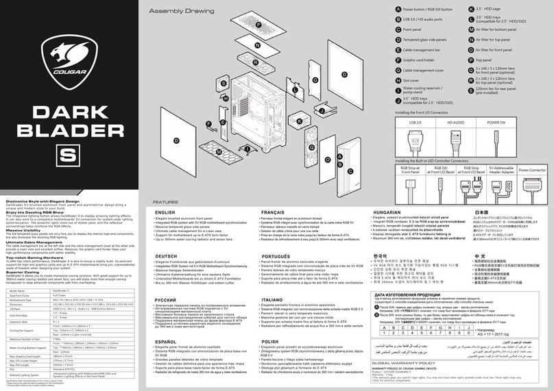 COUGAR DarkBlader S manual
