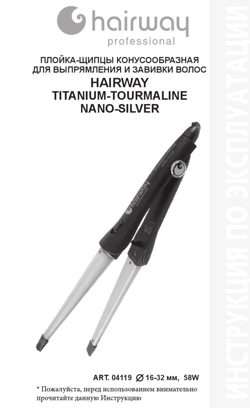 hairway Titanium-Tourmaline 04119 User manual