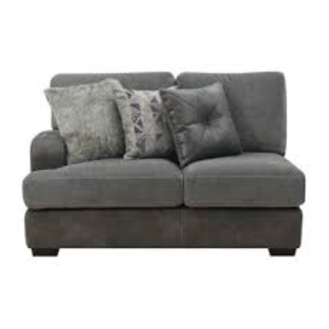 Emerald Home Furnishings LSF LOVESEAT U4551-11-03 Assembly instructions Emerald Home Furnishings LSF LOVESEAT U4551-11-03 Assembly instructions