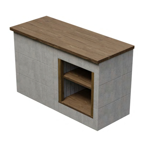 Belgard DESIGNFORMS COUNTER COMBO A 1 SHELVING UNIT & 1 SOLID... User manual