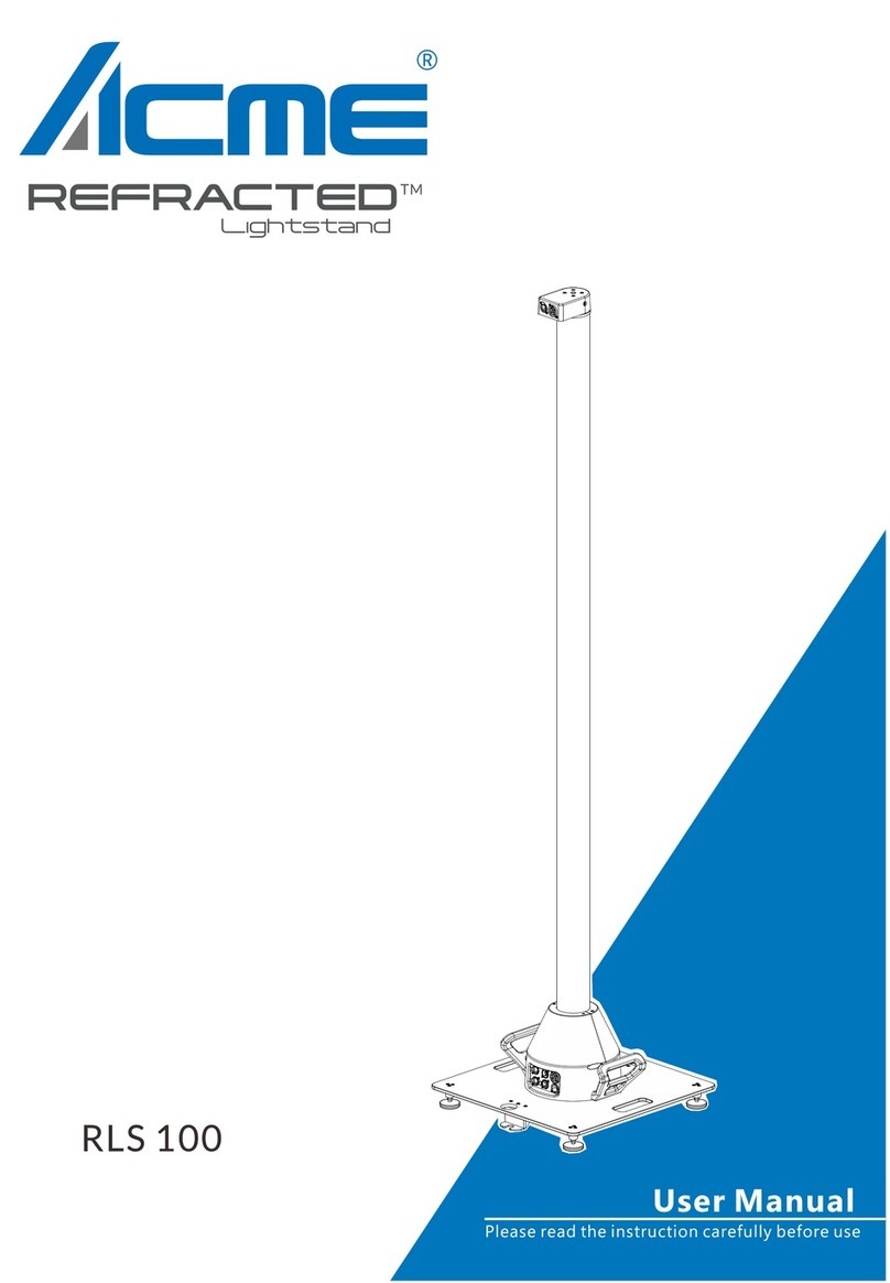 ACME REFracted RLS 100 User manual ACME REFracted RLS 100 User manual