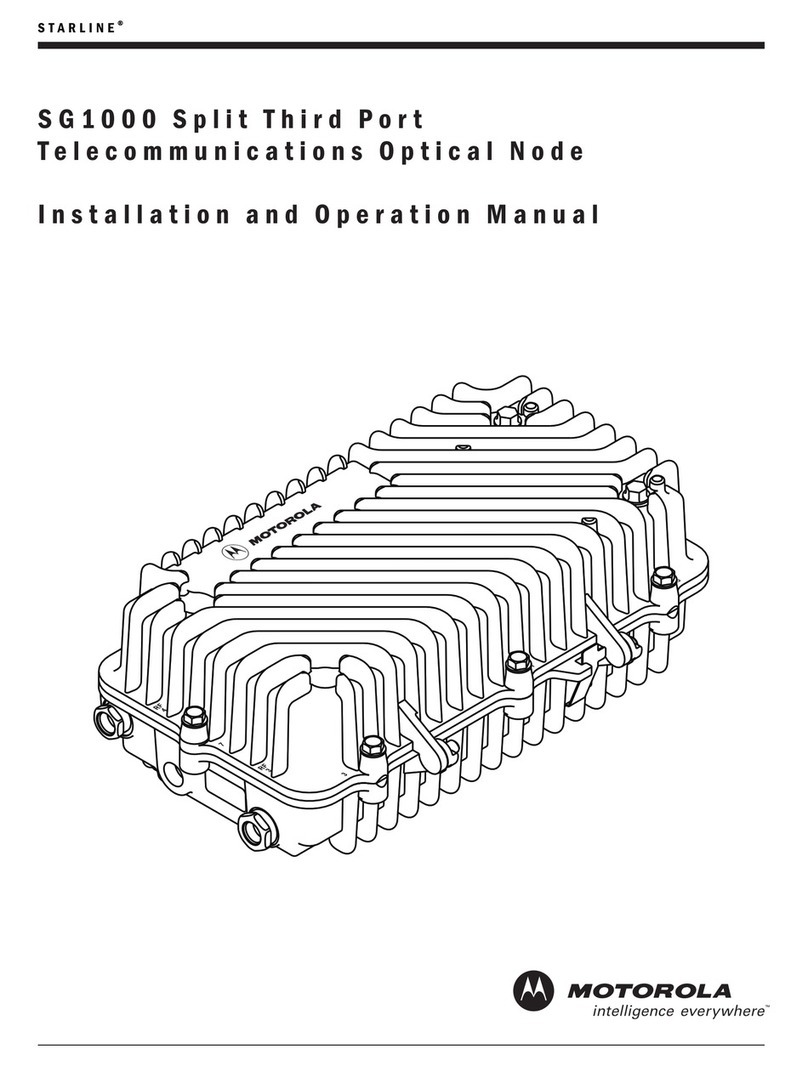 Motorola Starline SG1000 User manual