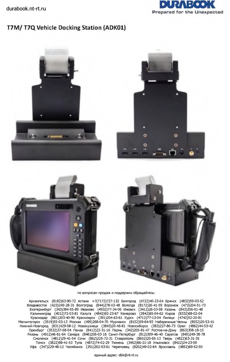 Durabook ADK01 manual