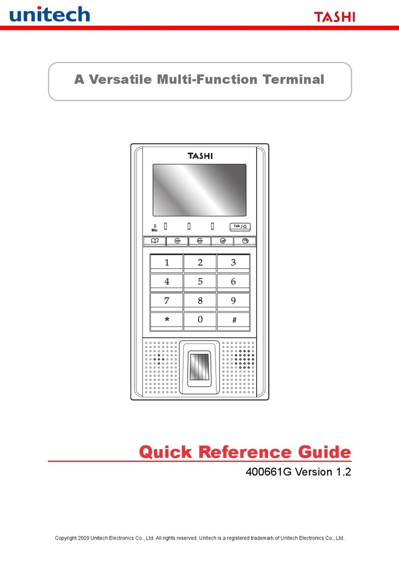 Unitech TASHI MT180 User manual
