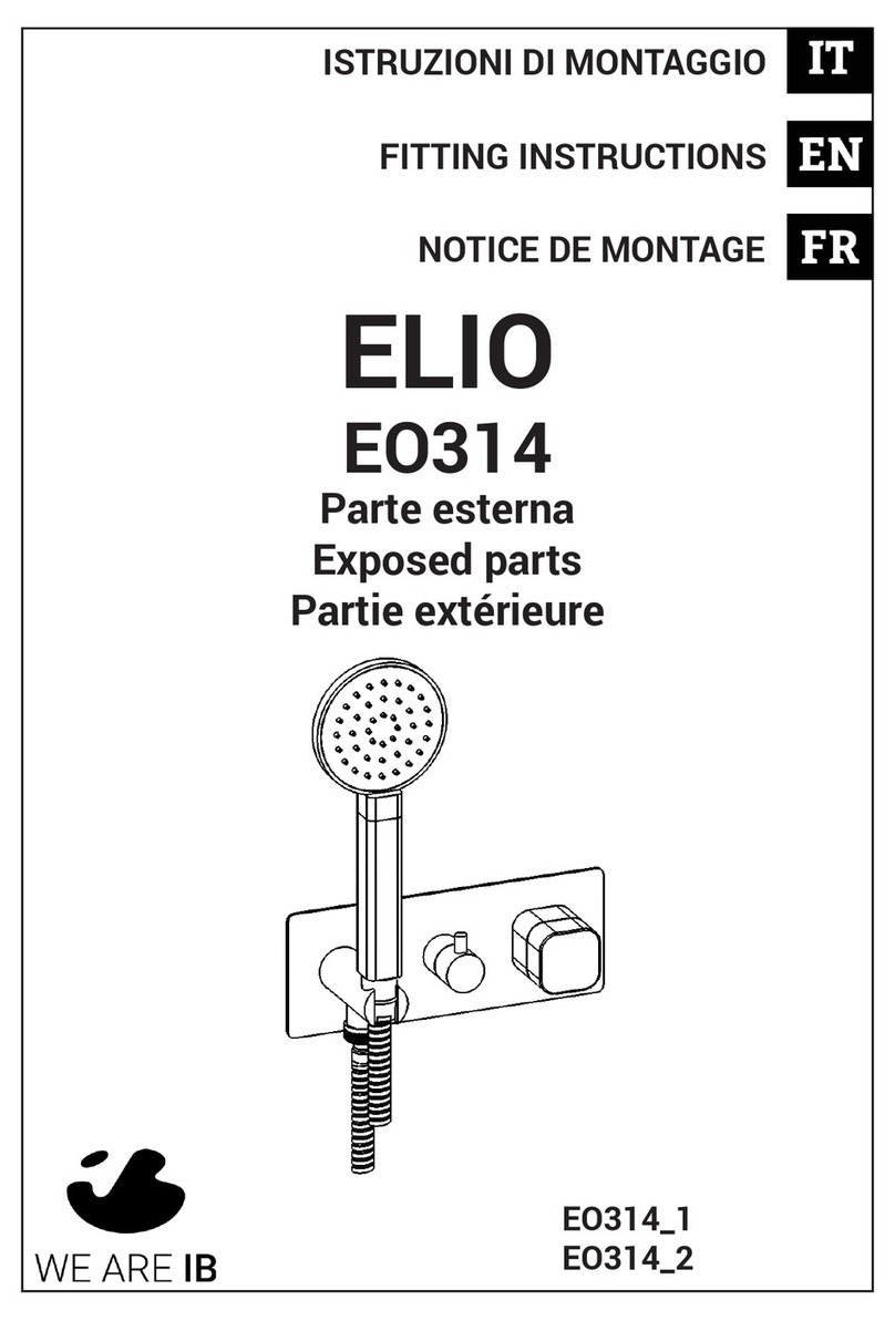 IB RUBINETTERIE ELIO EO314 1 Fitting instructions
