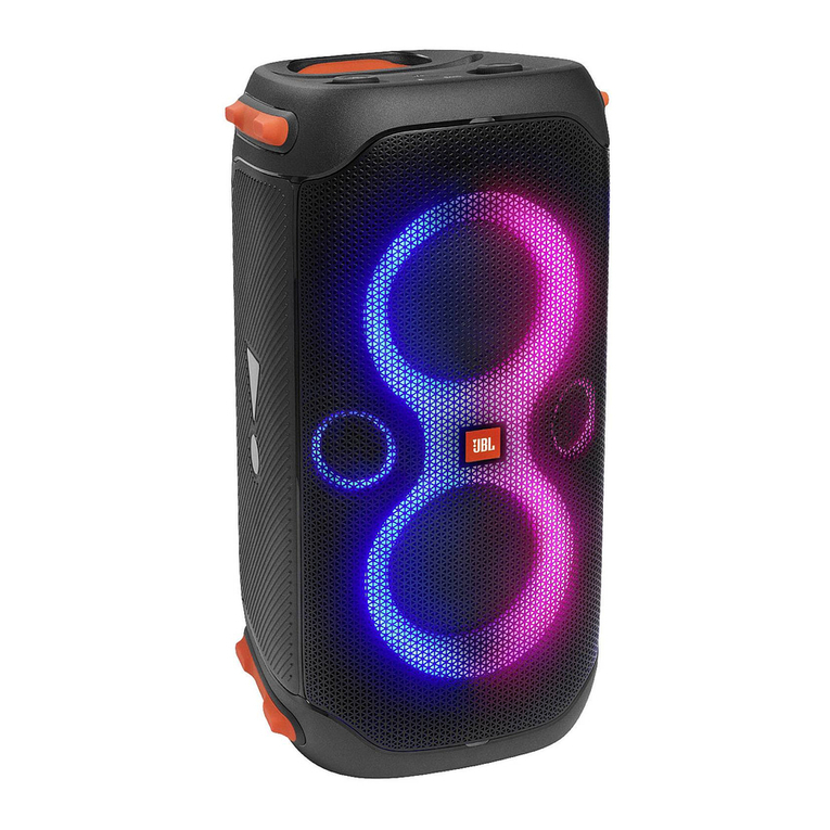 JBL Harman PARTYBOX 110 User manual