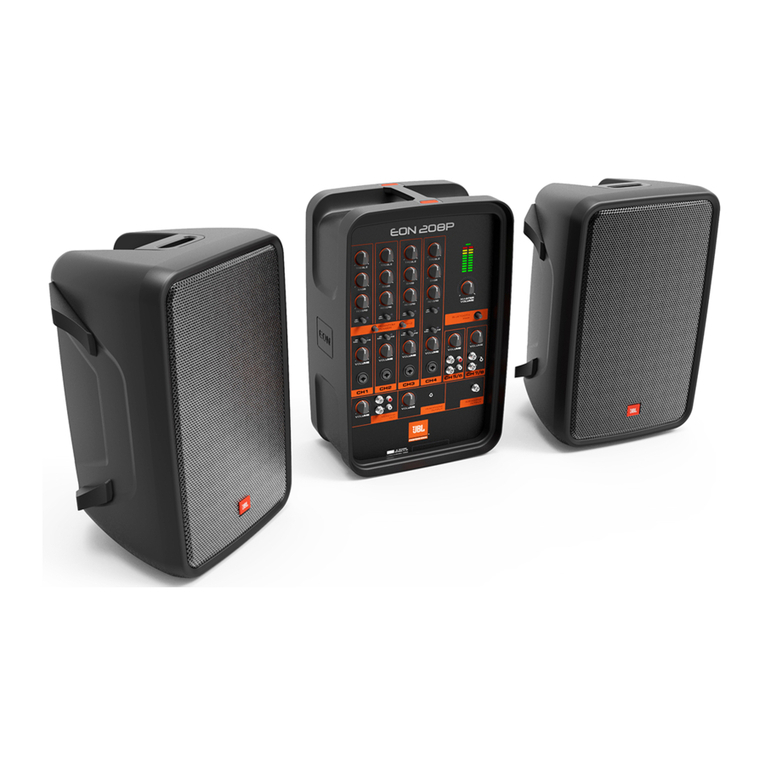 JBL EON 208p User manual
