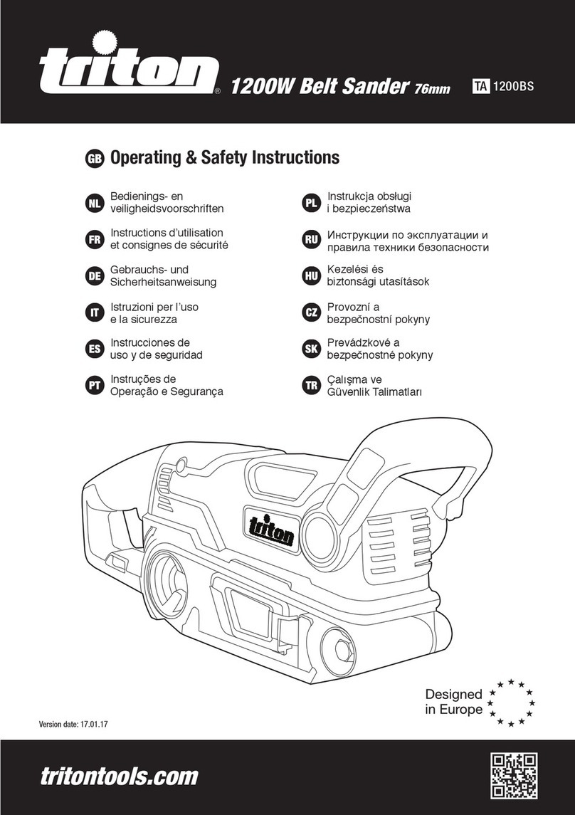 Triton TA 1200BS Assembly instructions