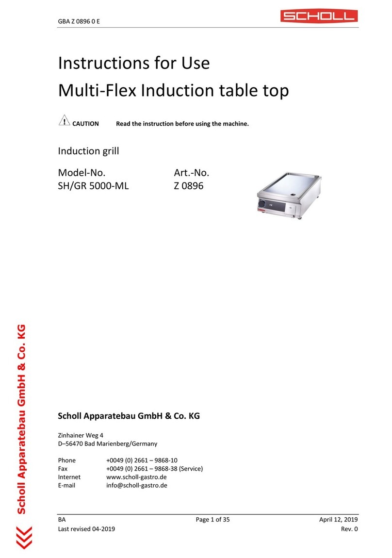 Scholl SH/GR 5000-ML Instructions for use