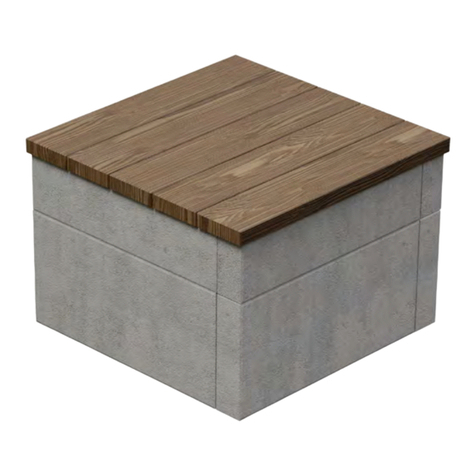 Belgard DESIGNFORMS SQUARE COFFEE TABLE User manual
