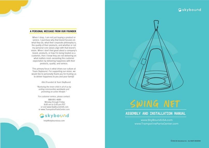 SkyBound SWING NET Assembly and installation manual