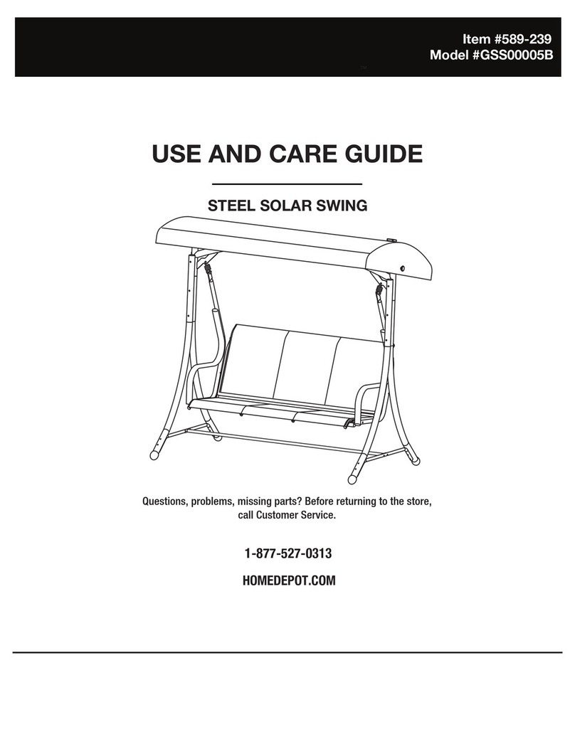 HOMEDEPOT GSS00005B Use and care guide
